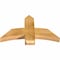 Ekena Millwork Bellingham Rough Sawn Timber Gable Bracket, Western Red Cedar, 36"W x 21"H x 4"D x 6"F, 14/12 Pitch GBW036X21X0406BEL00RWR - alternate 5